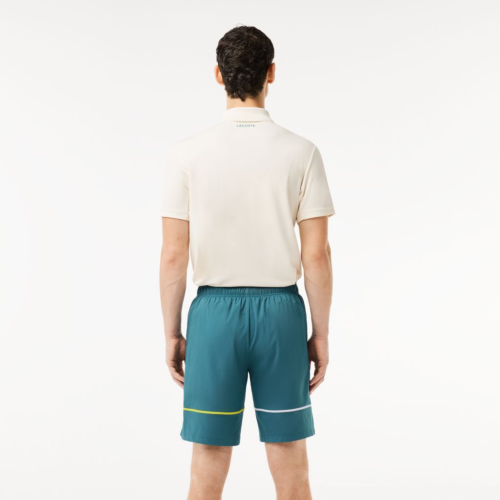 Quần Ngắn Tennis Lacoste Nam Nhẹ Chất Liệu Taffeta Kim Cương