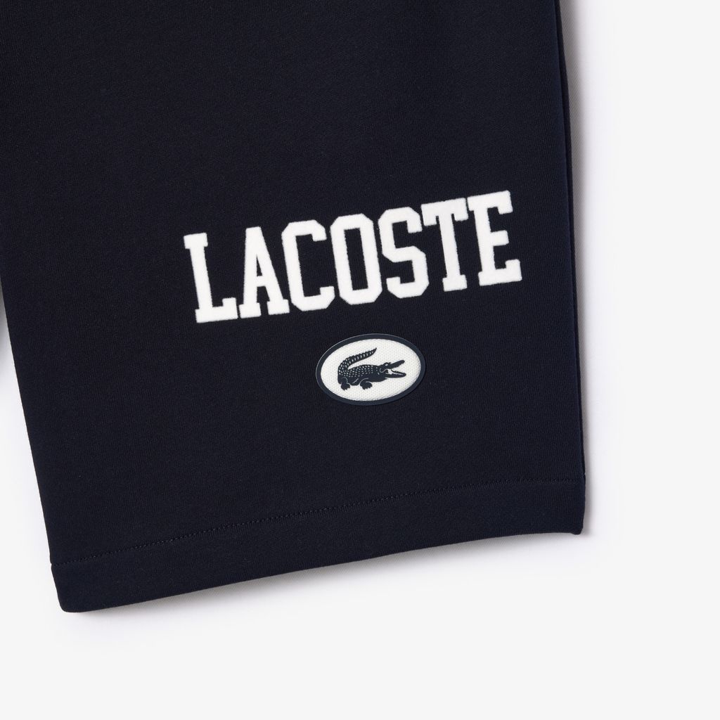 Quần Ngắn Lacoste Nam Dáng Suông Họa Tiết In