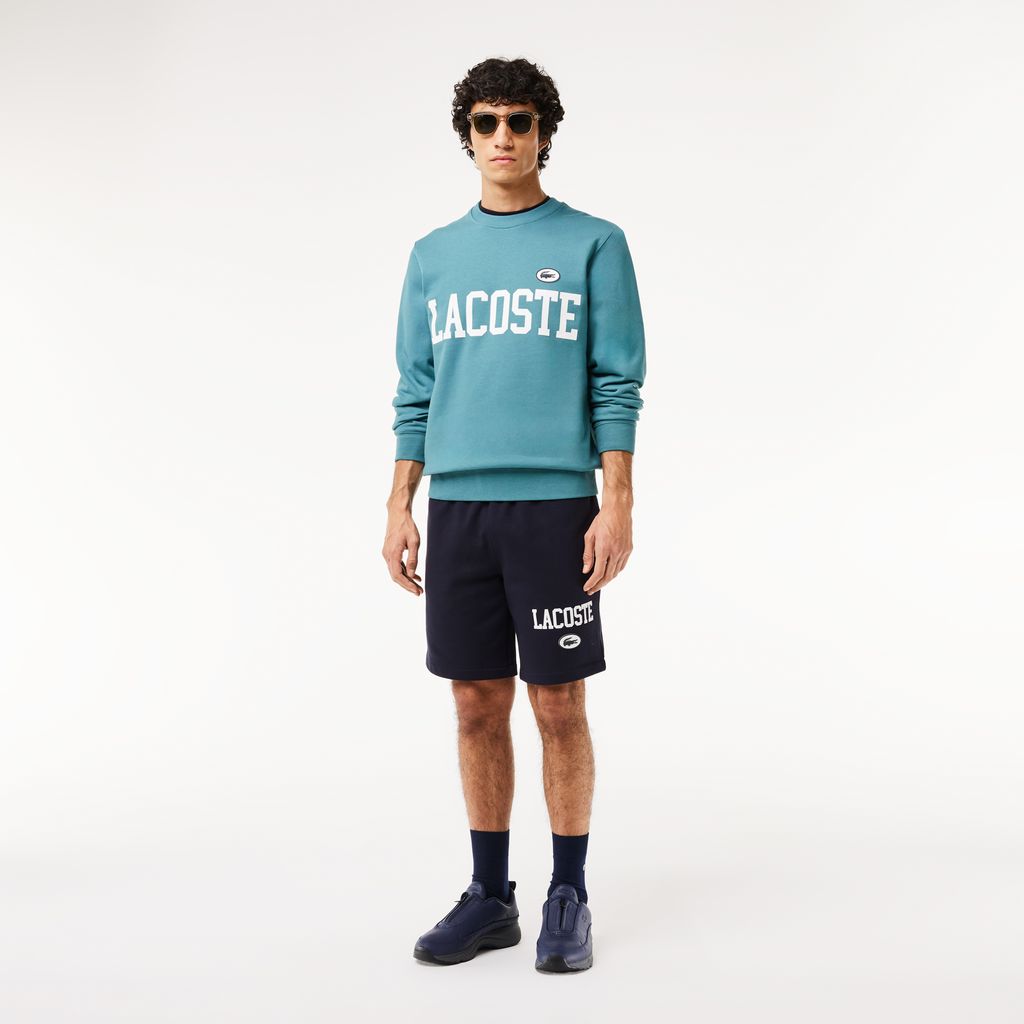 Quần Ngắn Lacoste Nam Dáng Suông Họa Tiết In