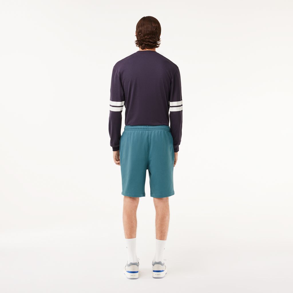 Quần Ngắn Lacoste Nam Dáng Suông Họa Tiết In
