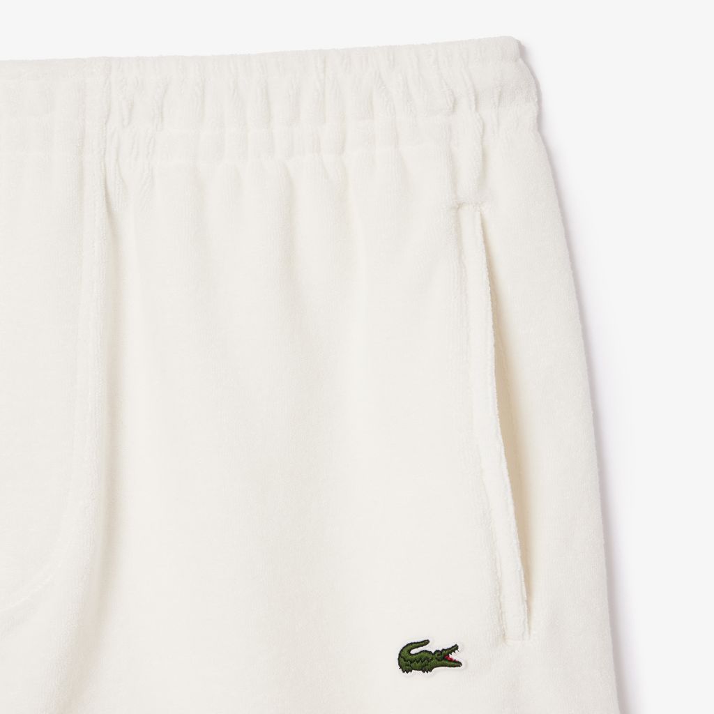 Quần Ngắn Lacoste Nam Paris Dáng Suông Chất Liệu Terry Dệt