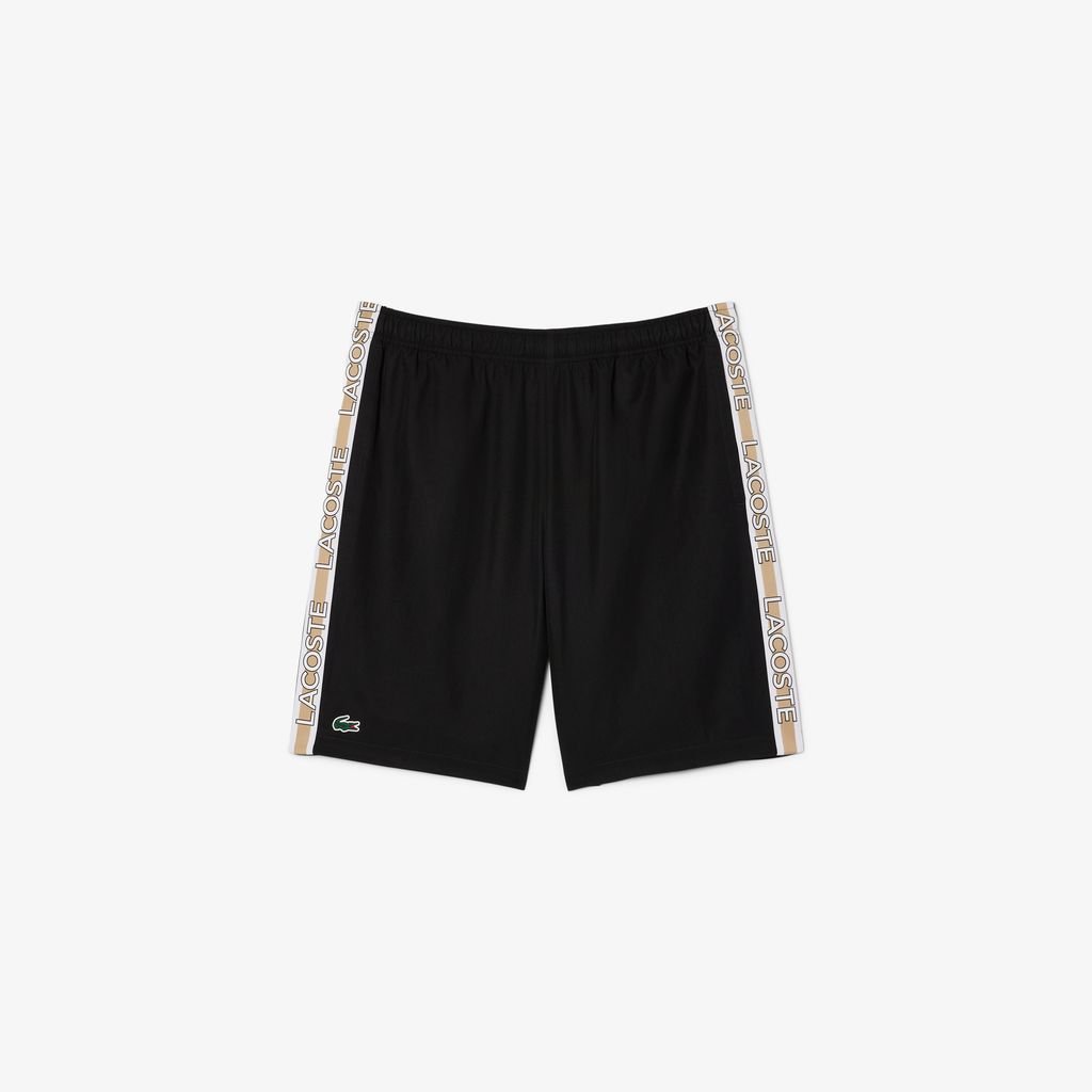 Quần Ngắn Lacoste Nam Kẻ Sọc Logo Thể Thao