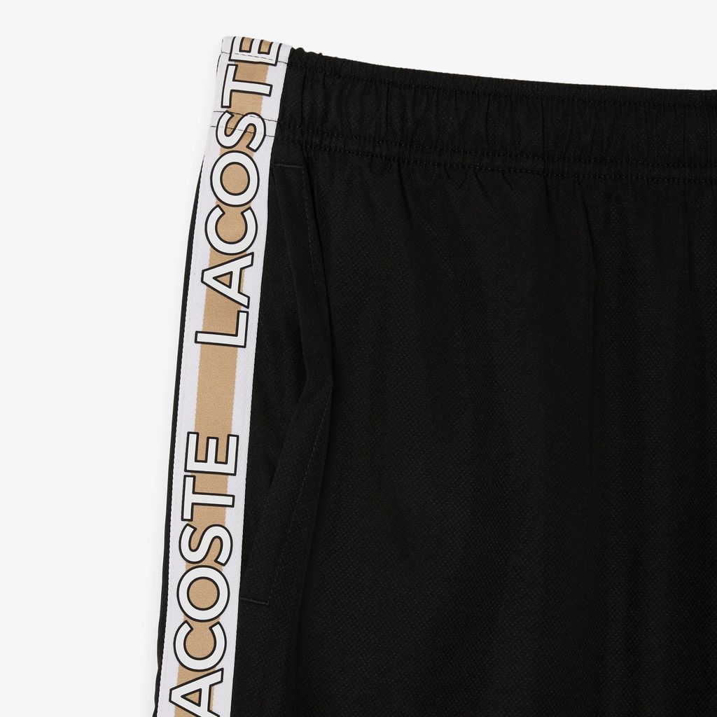 Quần Ngắn Lacoste Nam Kẻ Sọc Logo Thể Thao