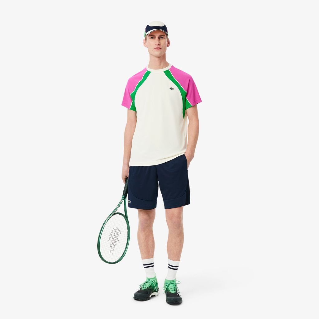 Quần Ngắn Tennis Lacoste Nam Chất Liệu Co Giãn Công Nghệ Ultra Dry
