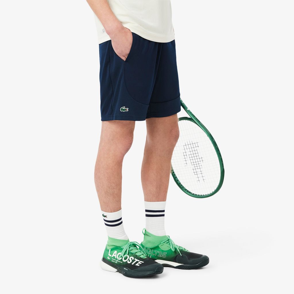 Quần Ngắn Tennis Lacoste Nam Chất Liệu Co Giãn Công Nghệ Ultra Dry