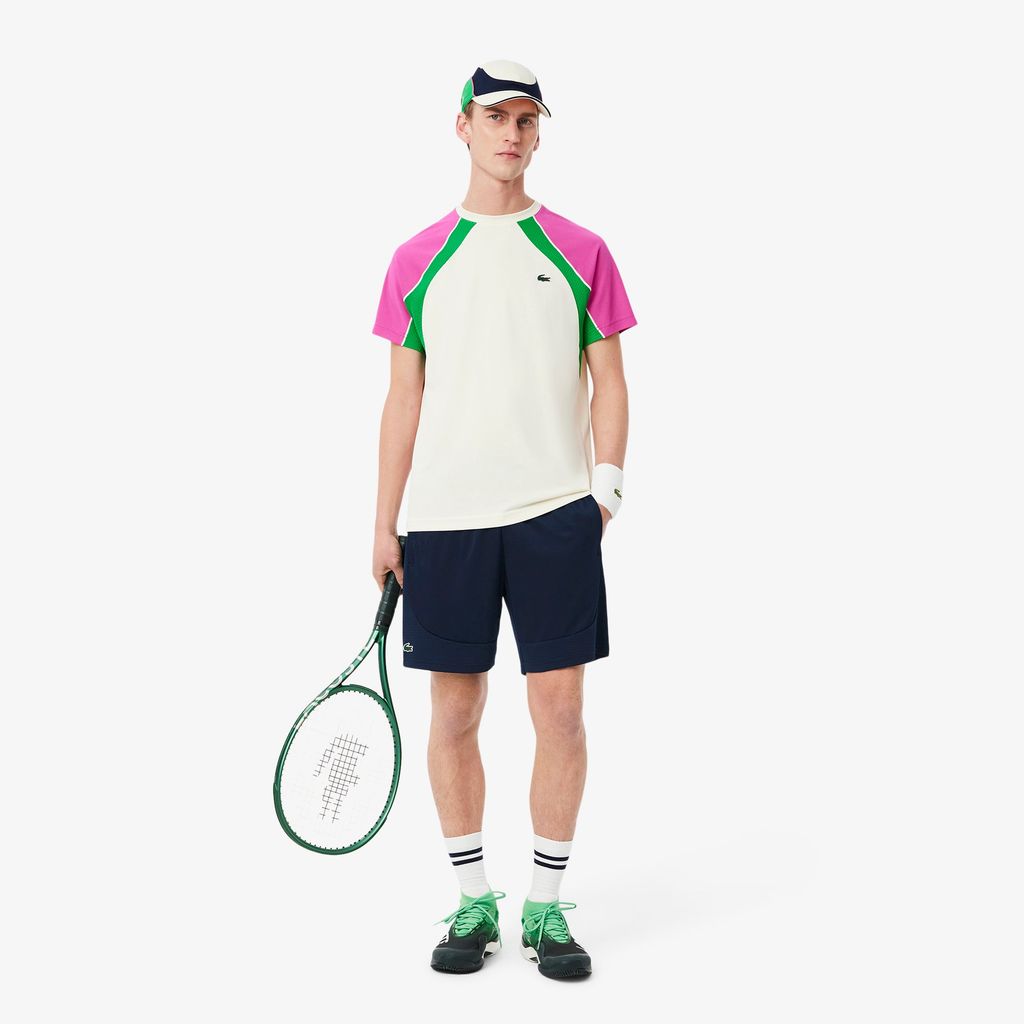 Quần Ngắn Tennis Lacoste Nam Chất Liệu Co Giãn Công Nghệ Ultra Dry