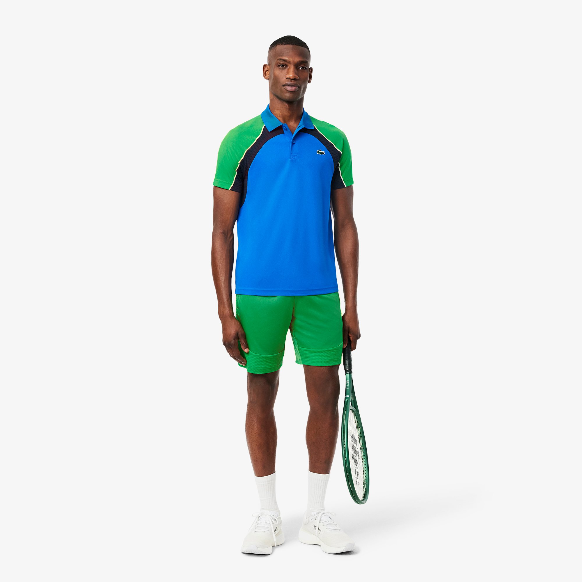 Quần Ngắn Tennis Lacoste Nam Chất Liệu Co Giãn Công Nghệ Ultra Dry