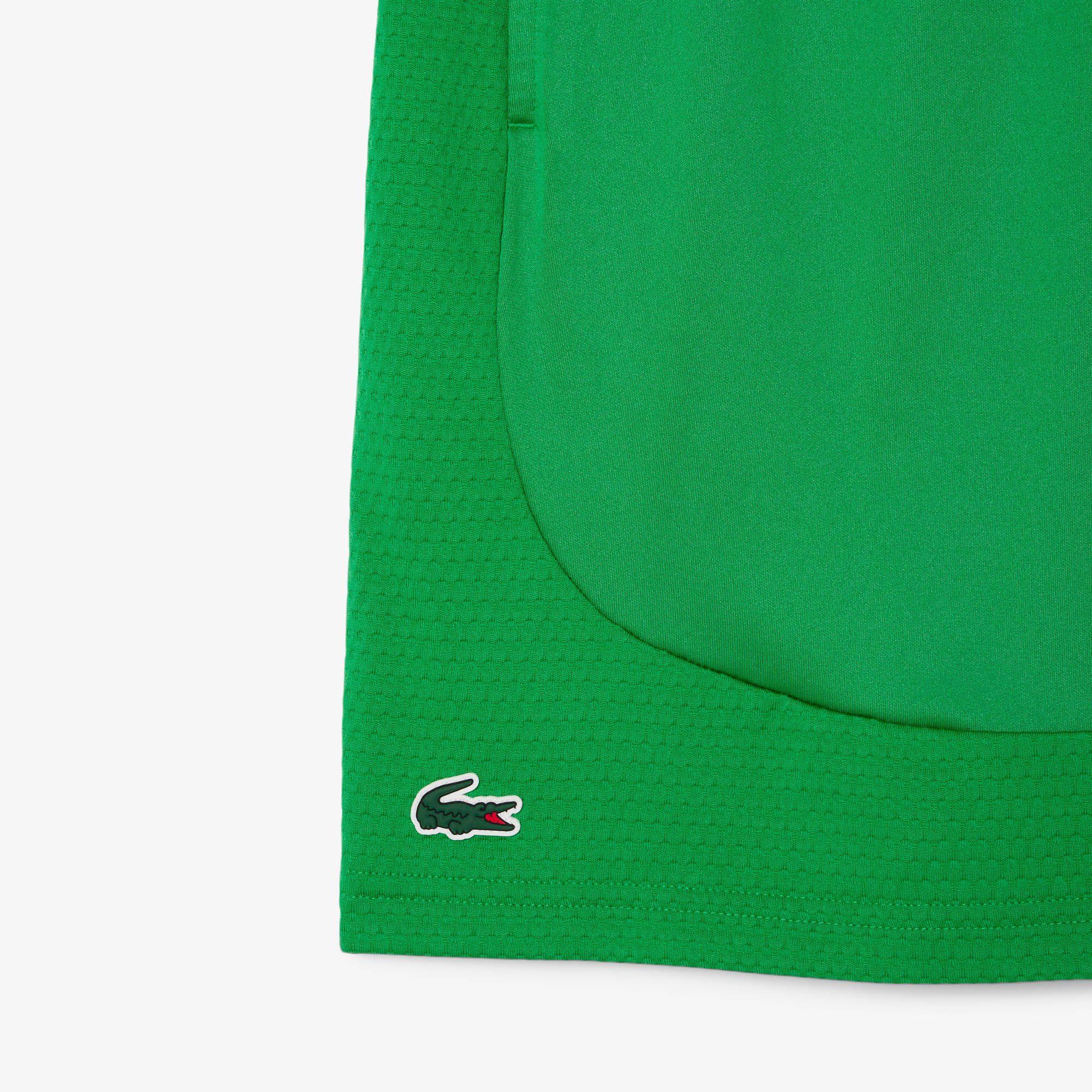 Quần Ngắn Tennis Lacoste Nam Chất Liệu Co Giãn Công Nghệ Ultra Dry