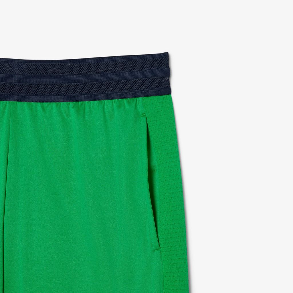 Quần Ngắn Tennis Lacoste Nam Chất Liệu Co Giãn Công Nghệ Ultra Dry