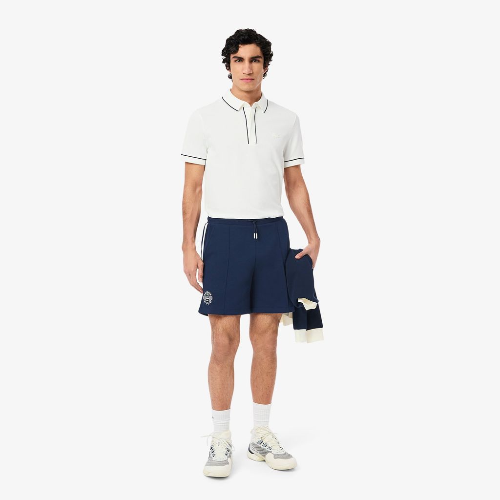 Quần Ngắn Tennis Lacoste Nam Heritage Công Nghệ Ultra Dry Có Thương Hiệu Nổi Bật