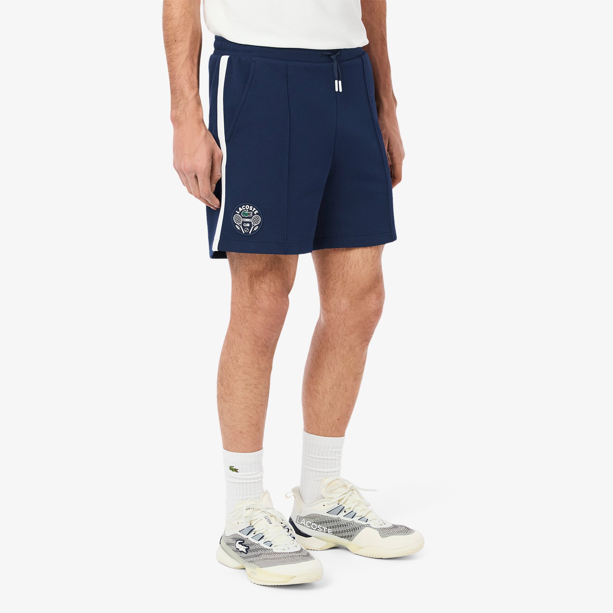 Quần Ngắn Tennis Lacoste Nam Heritage Công Nghệ Ultra Dry Có Thương Hiệu Nổi Bật