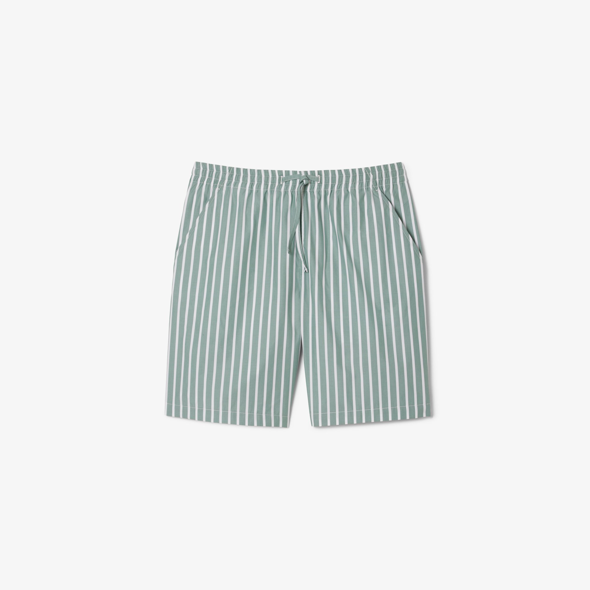 Quần Ngắn Lacoste Nam Dáng Vừa Họa Tiết Sọc
