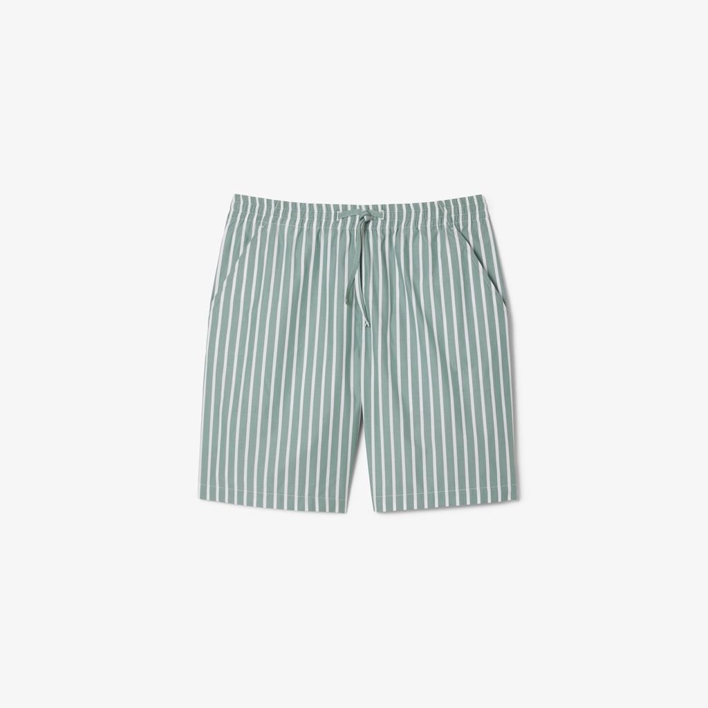 Quần Ngắn Lacoste Nam Dáng Vừa Họa Tiết Sọc