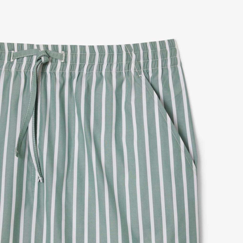 Quần Ngắn Lacoste Nam Dáng Vừa Họa Tiết Sọc