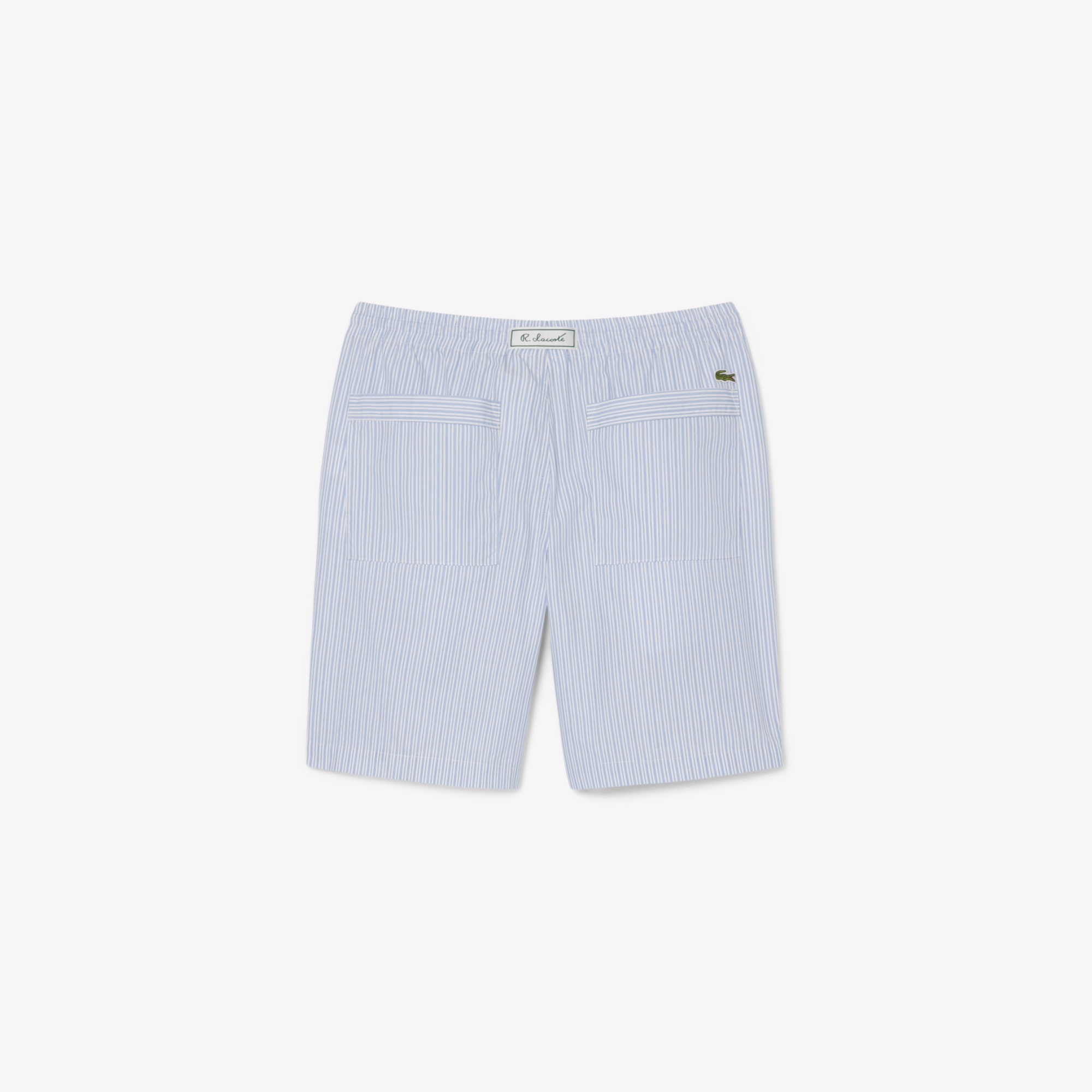 Quần Ngắn Lacoste Nam Dáng Vừa Họa Tiết Sọc