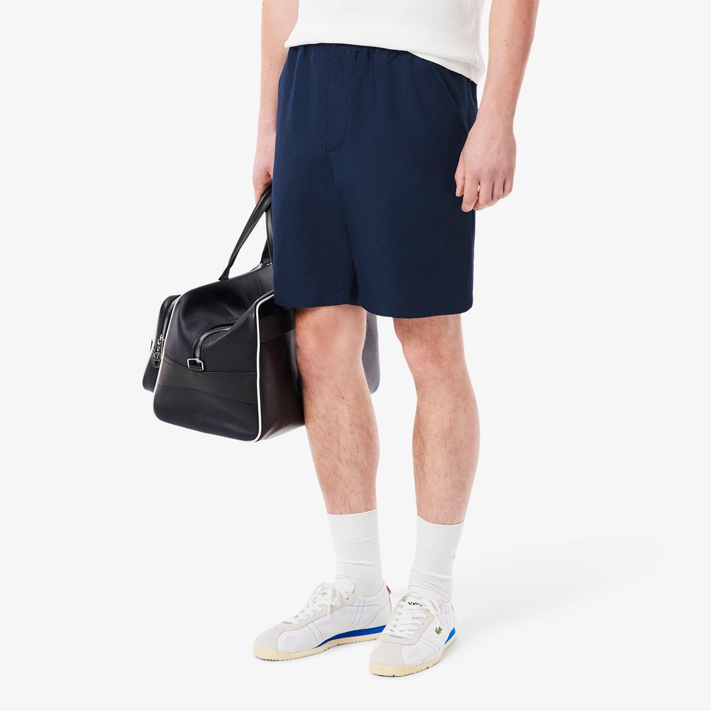 Quần Ngắn Lacoste Nam Ống Suông Chất Liệu Pha Lông Cừu