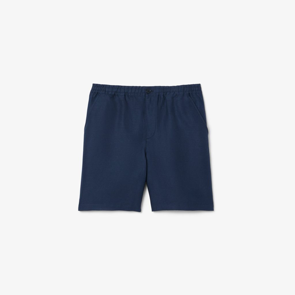 Quần Ngắn Lacoste Nam Ống Suông Chất Liệu Pha Lông Cừu