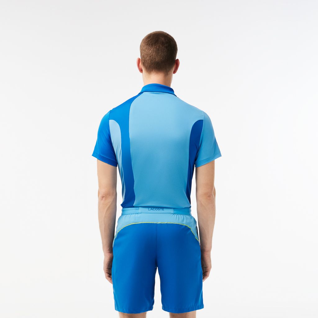 Quần Ngắn Thể Thao Lacoste x Novak Djokovic Nam Họa Tiết Colour Block
