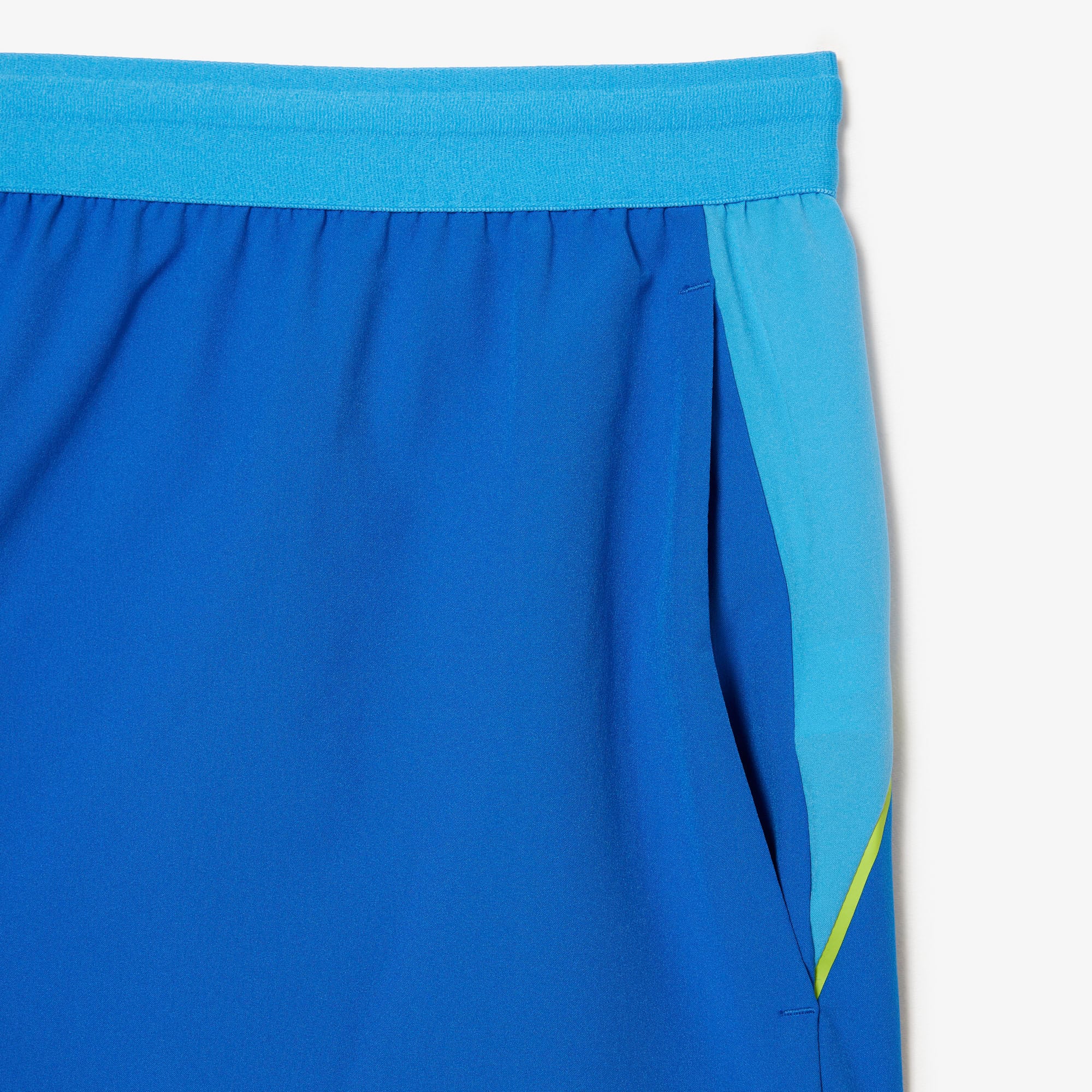 Quần Ngắn Thể Thao Lacoste x Novak Djokovic Nam Họa Tiết Colour Block