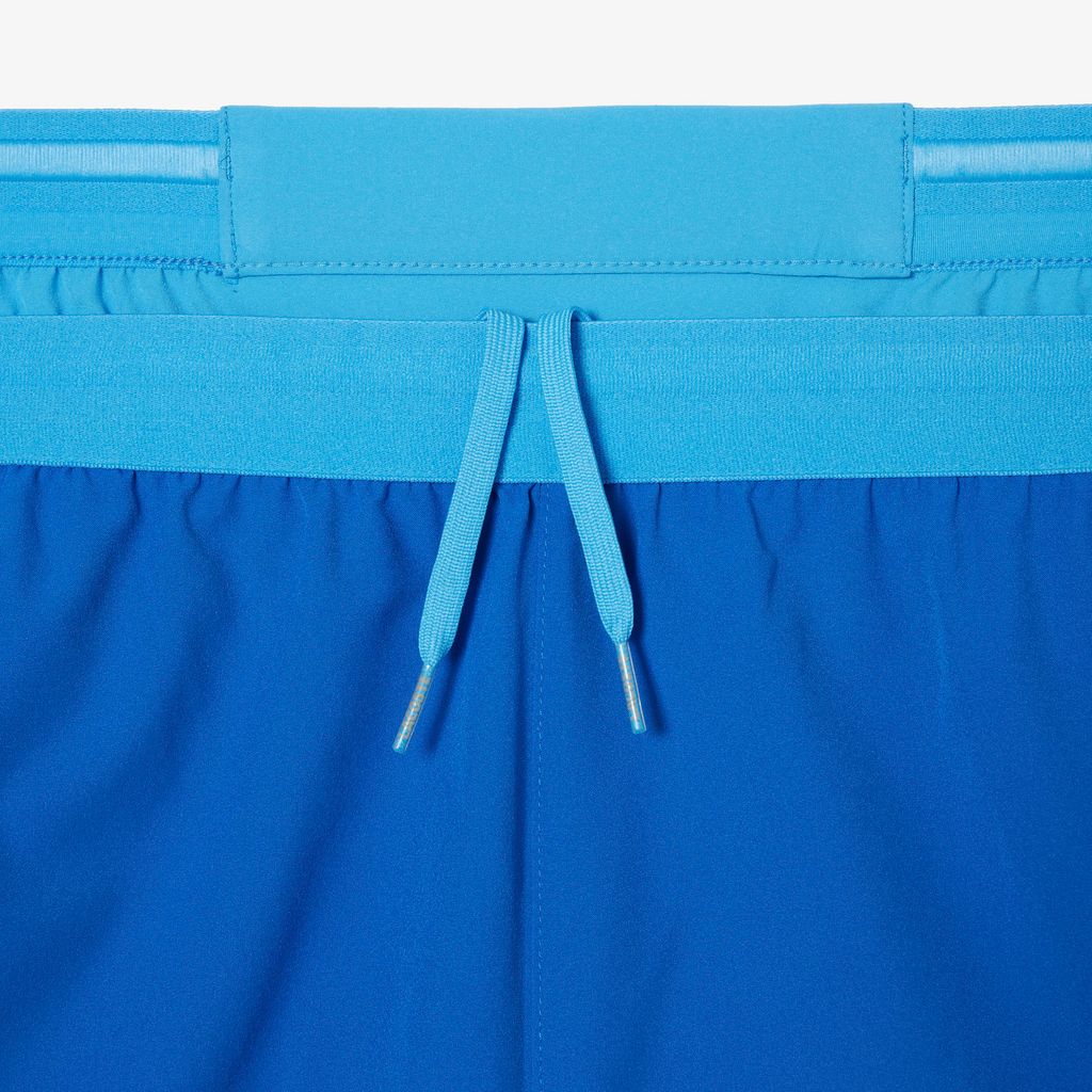 Quần Ngắn Thể Thao Lacoste x Novak Djokovic Nam Họa Tiết Colour Block
