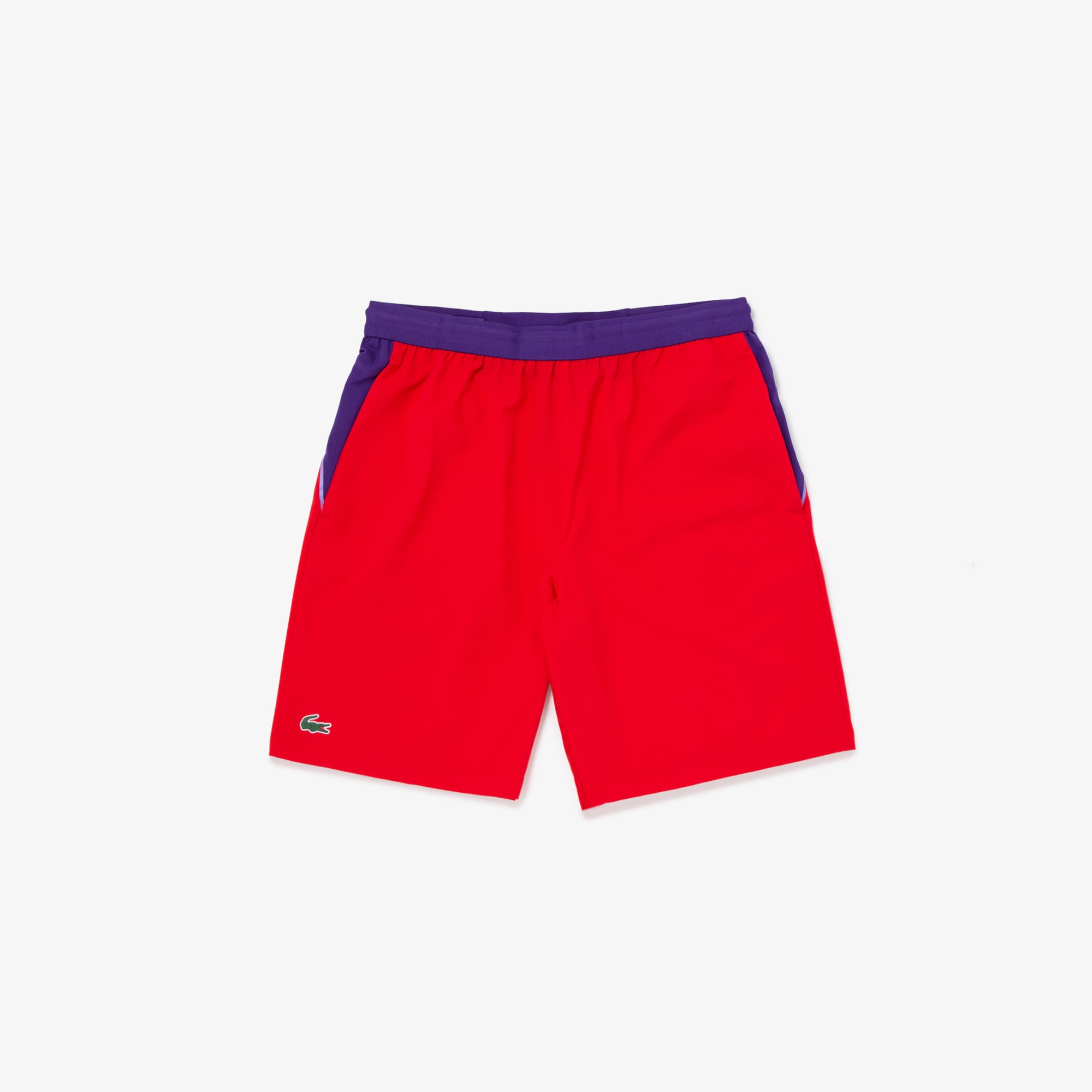Quần Ngắn Thể Thao Lacoste x Novak Djokovic Nam Họa Tiết Colour Block