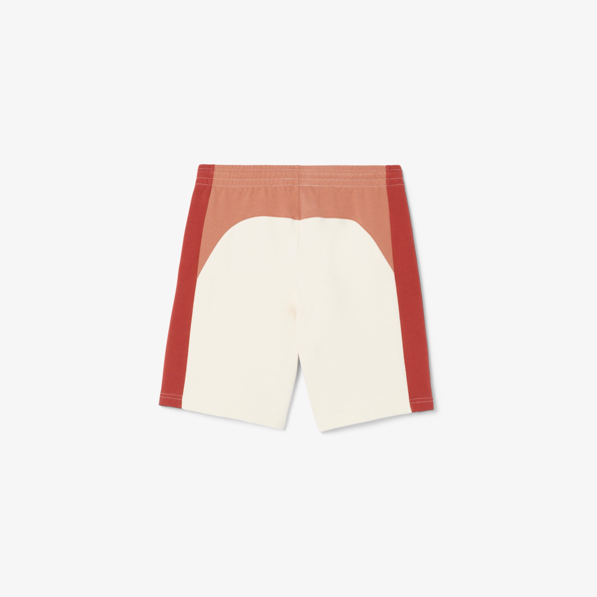 Quần Ngắn Lacoste Nam Chất Liệu Nỉ Cotton Họa Tiết Colour-Block
