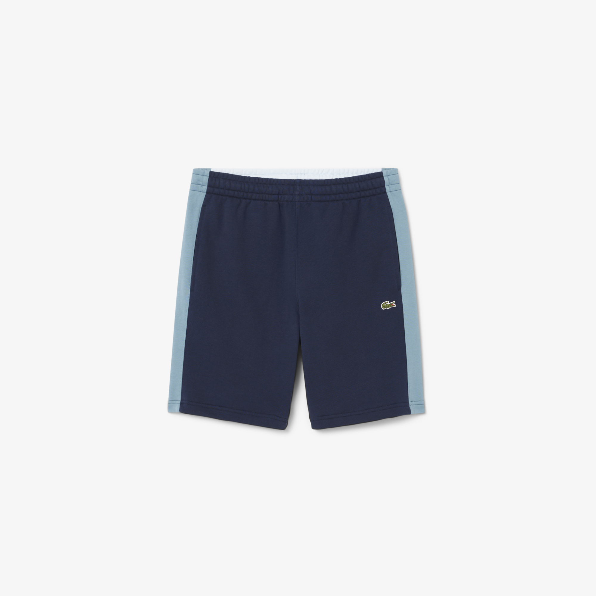 Quần Ngắn Lacoste Nam Chất Liệu Nỉ Cotton Họa Tiết Colour-Block