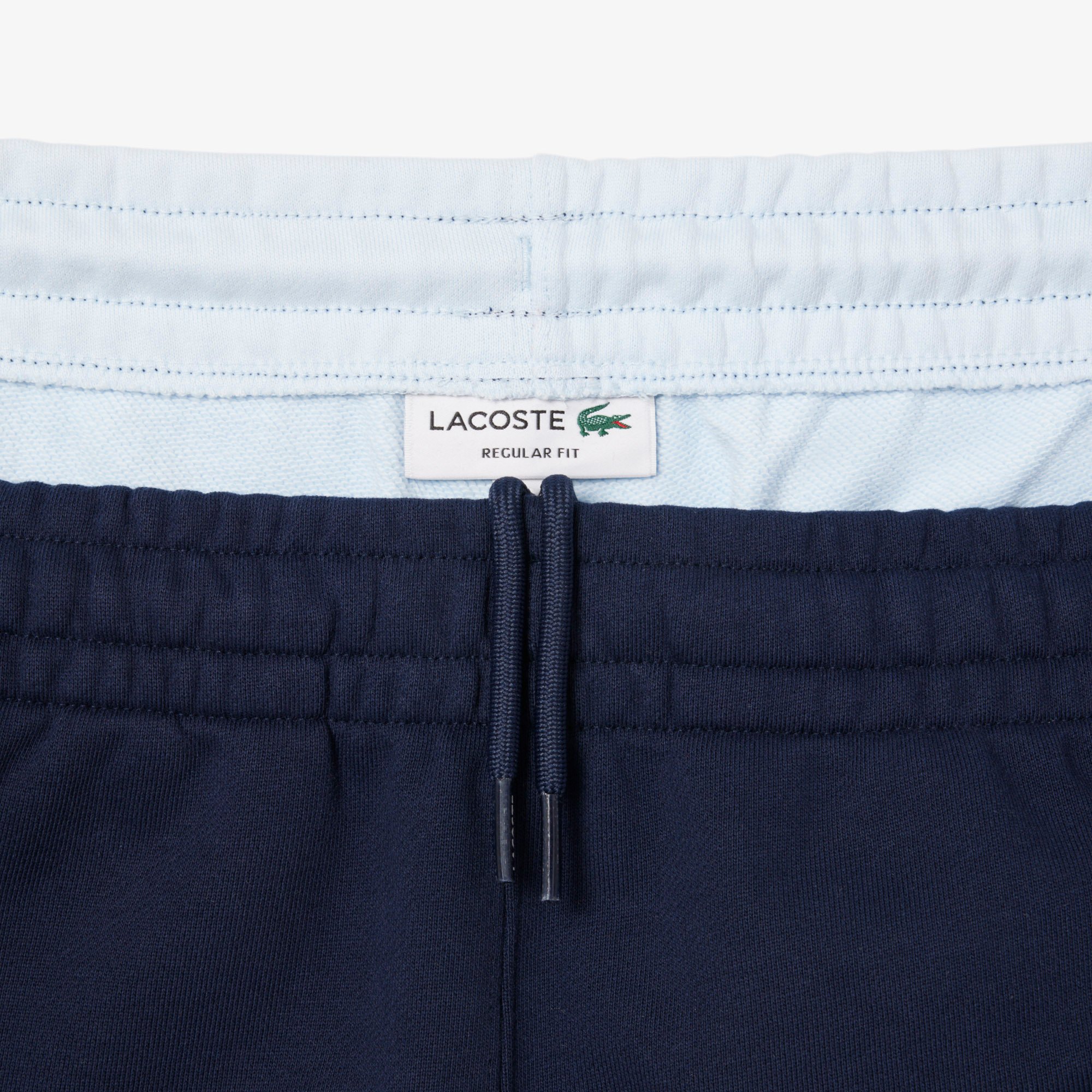 Quần Ngắn Lacoste Nam Chất Liệu Nỉ Cotton Họa Tiết Colour-Block