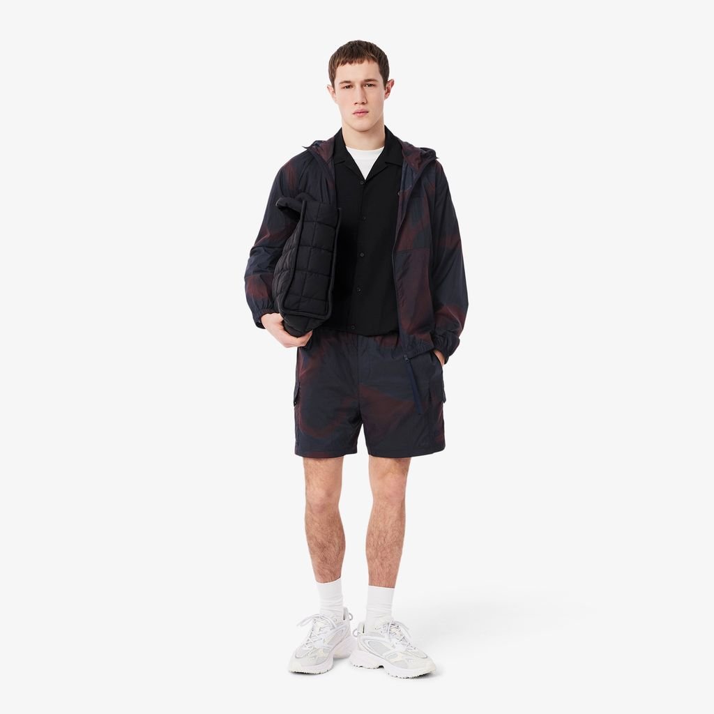 Quần Ngắn Túi Hộp Lacoste Nam Chất Liệu Nylon In Ombré