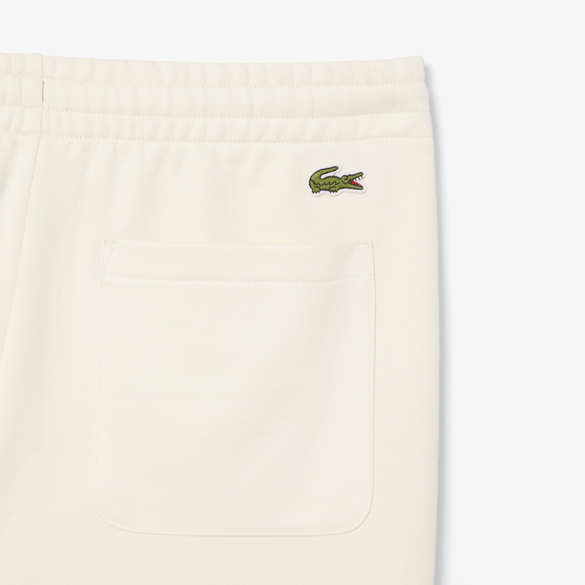Quần Ngắn Lacoste Nam Ống Suông Chất Liệu Nỉ Họa Tiết In 3D