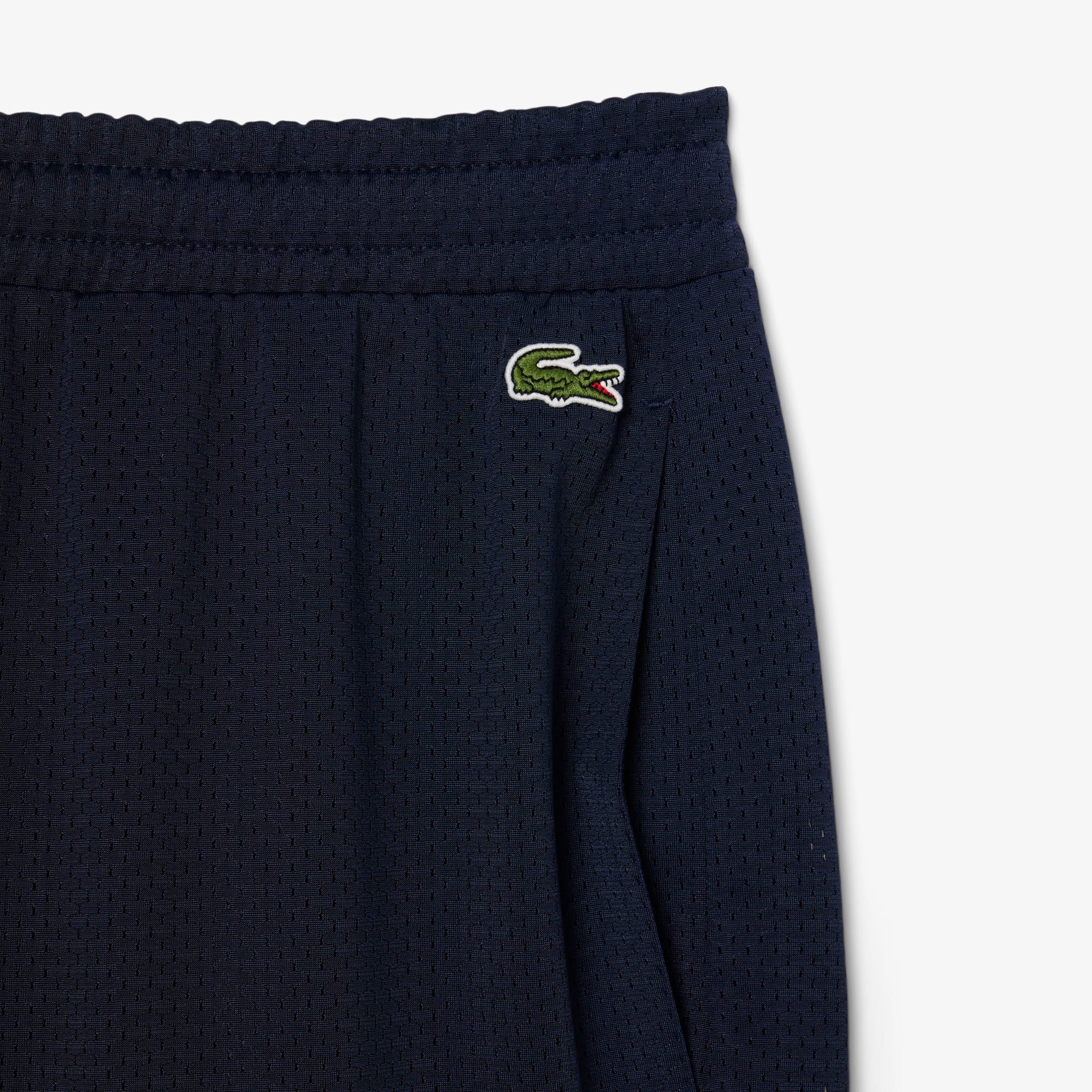 Quần Ngắn Lacoste Nam Chất Liệu Lưới Hoạ Tiết Đồ Họa