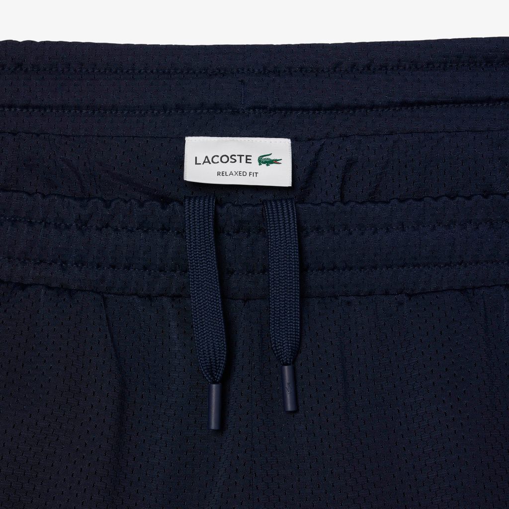 Quần Ngắn Lacoste Nam Chất Liệu Lưới Hoạ Tiết Đồ Họa