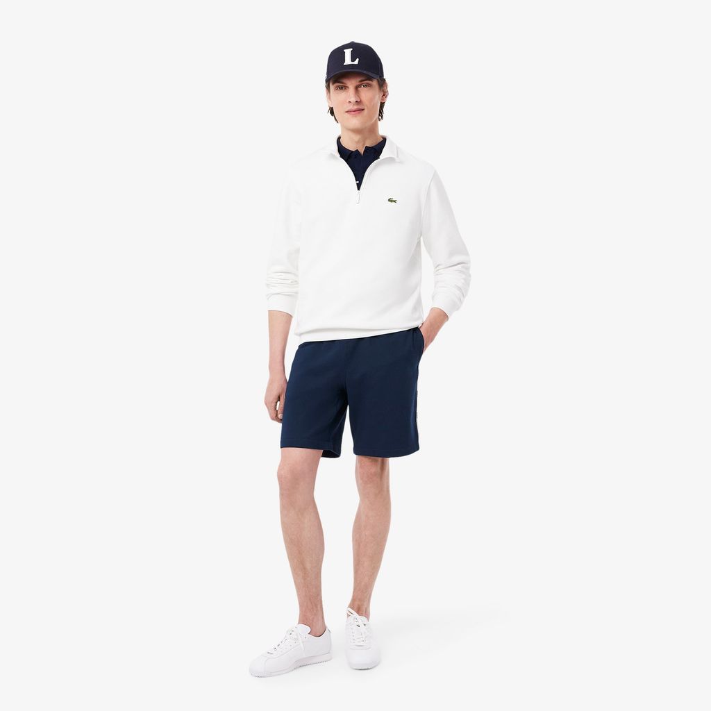 Quần Ngắn Lacoste Nam Chất Liệu Nỉ Cotton Có Logo