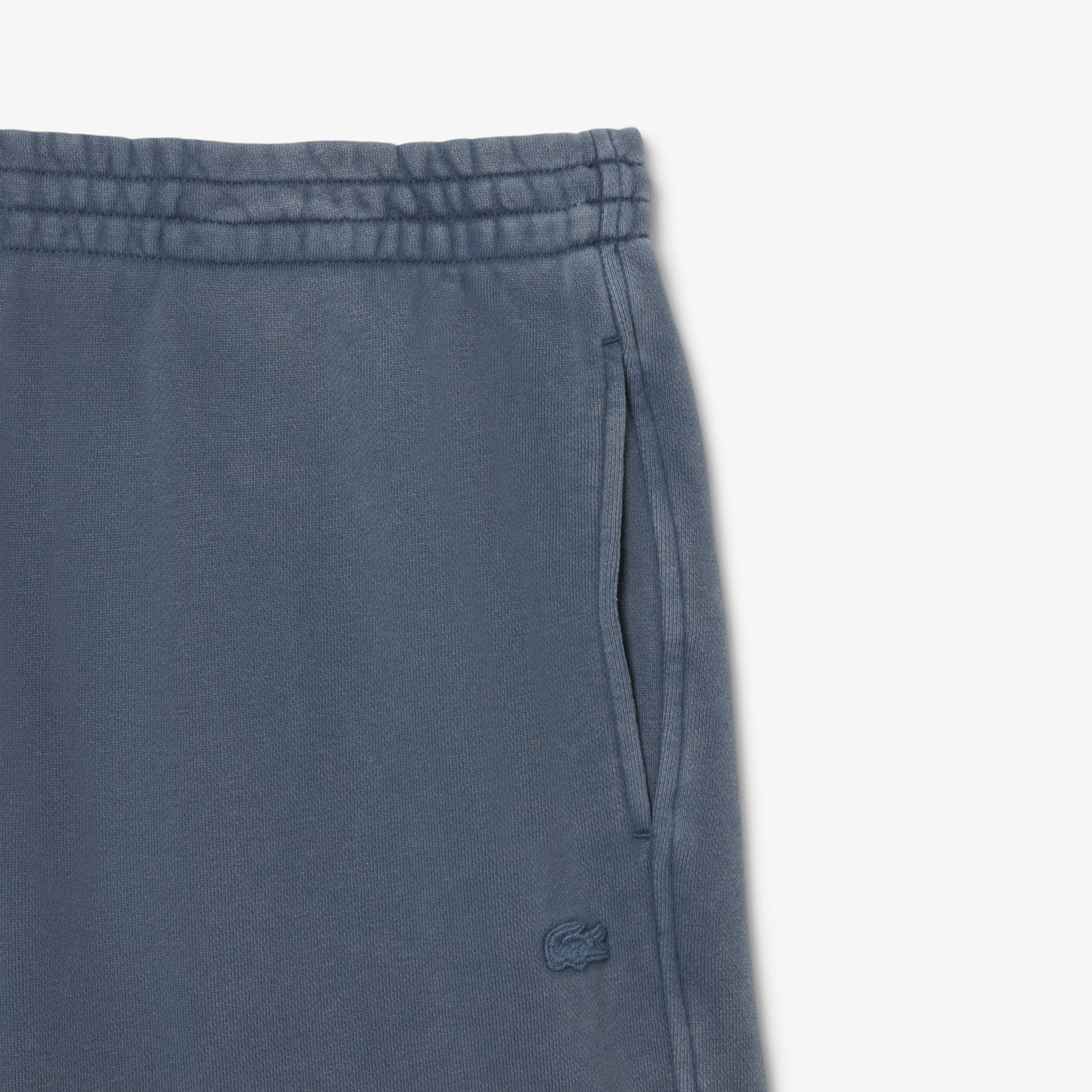 Quần Ngắn Lacoste Nam Chất Liệu Nỉ Cotton Hiệu Ứng Washed