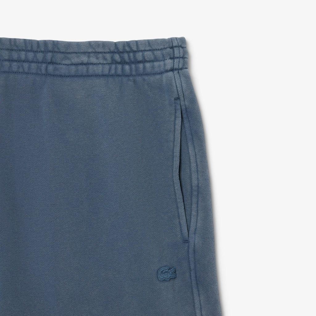 Quần Ngắn Lacoste Nam Chất Liệu Nỉ Cotton Hiệu Ứng Washed