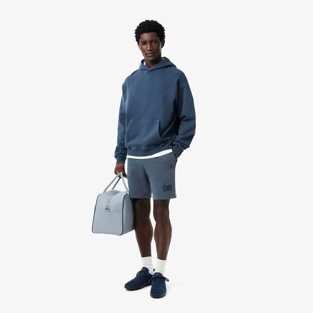 Quần Ngắn Lacoste Nam Chất Liệu Nỉ Cotton Hiệu Ứng Washed