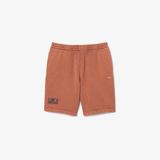 Quần Ngắn Lacoste Nam Chất Liệu Nỉ Cotton Hiệu Ứng Washed