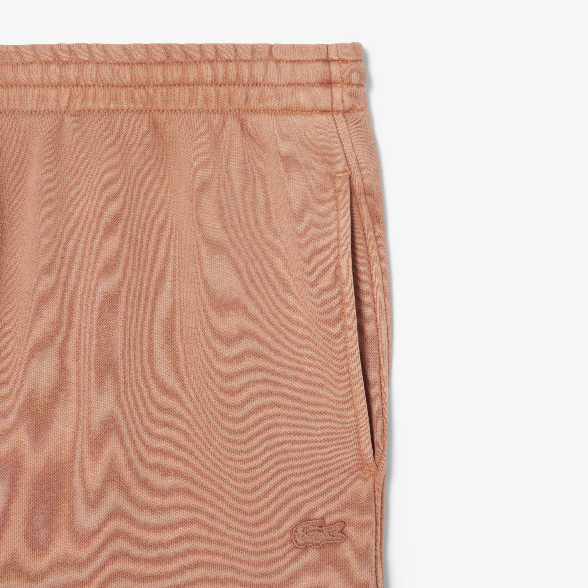 Quần Ngắn Lacoste Nam Chất Liệu Nỉ Cotton Hiệu Ứng Washed