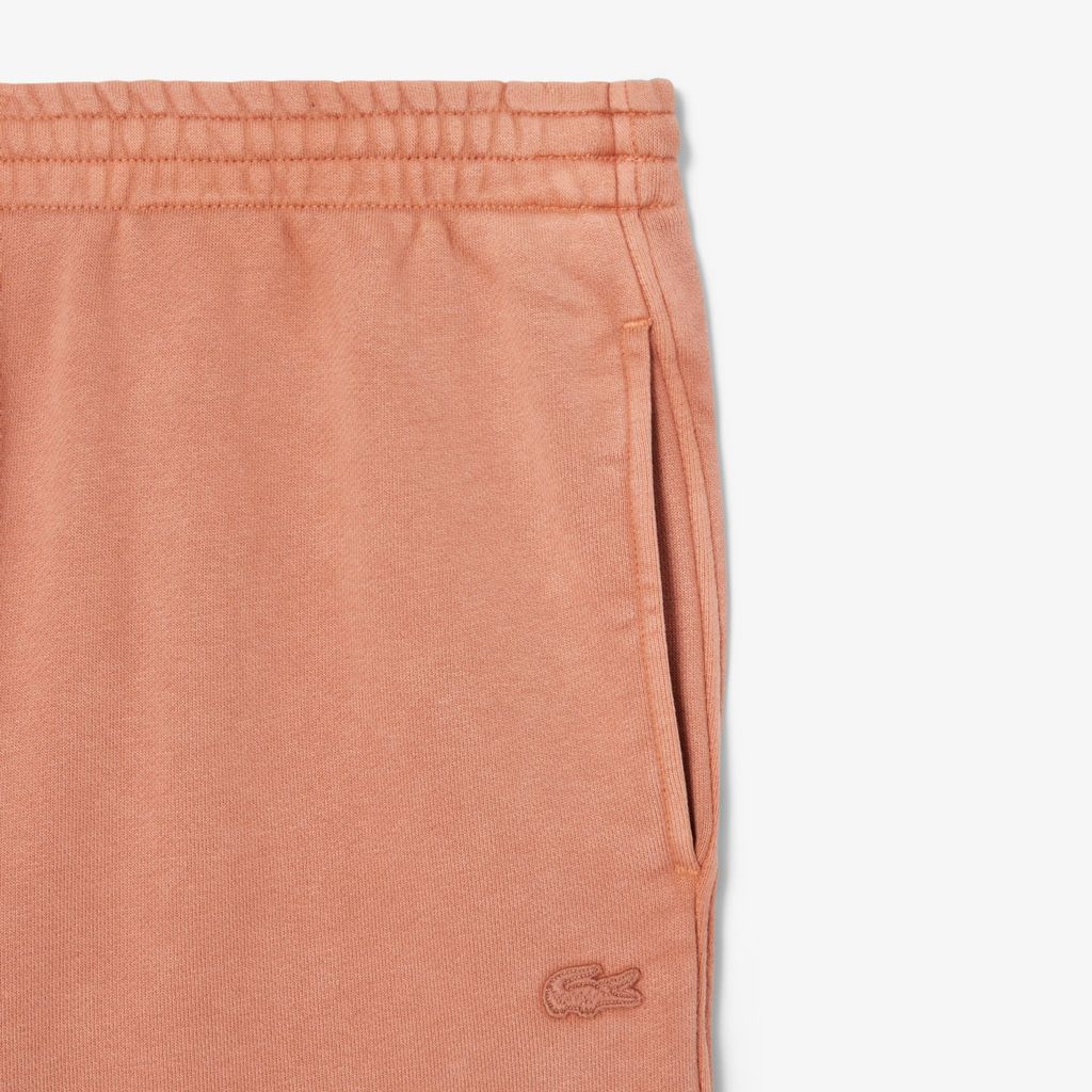 Quần Ngắn Lacoste Nam Chất Liệu Nỉ Cotton Hiệu Ứng Washed