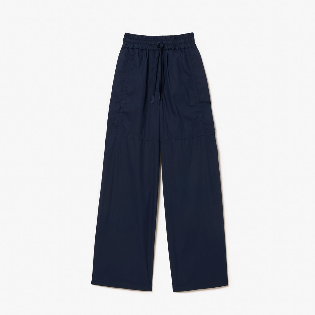 Quần Dài Ống Rộng Lacoste Nữ Chất Liệu Cotton
