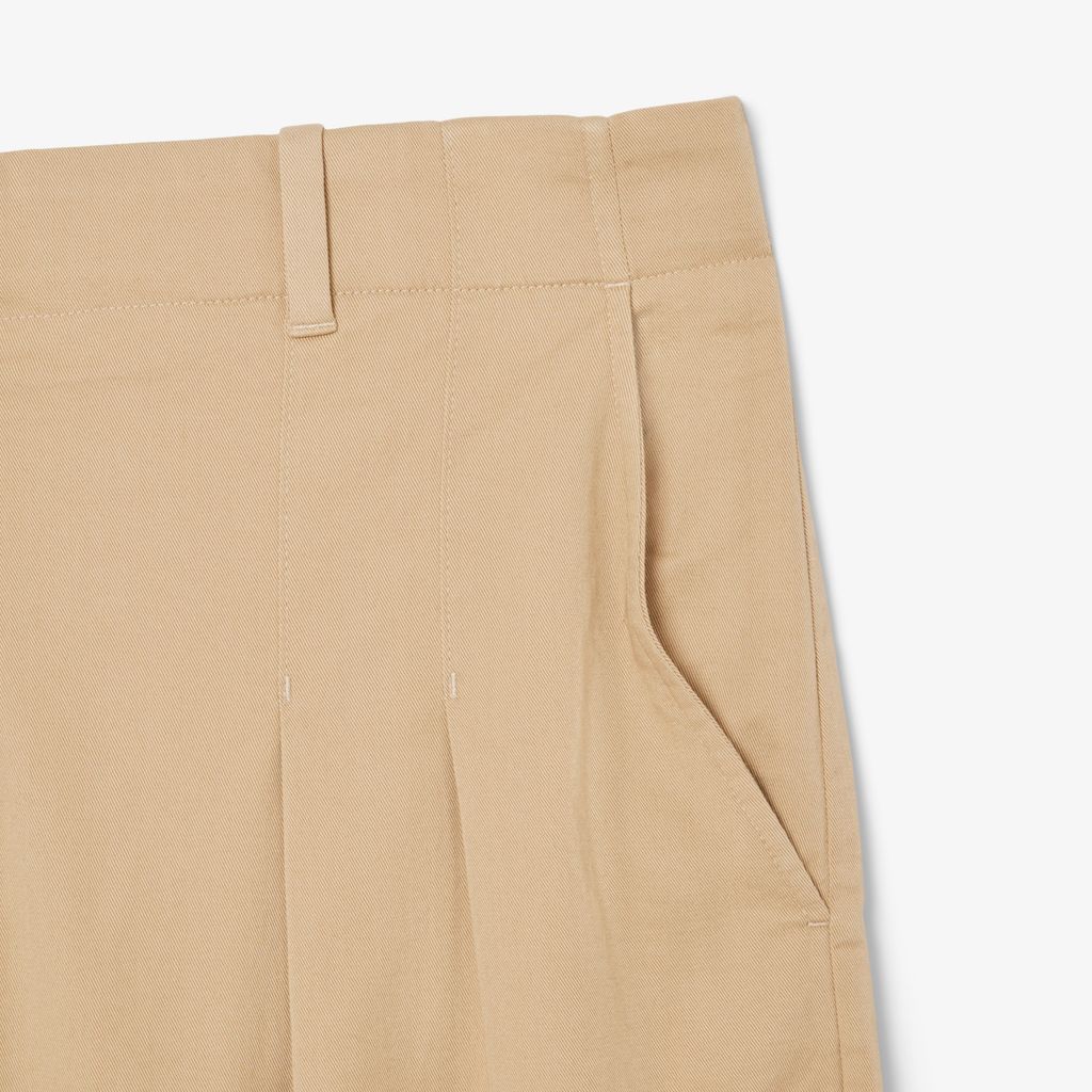 Quần Dài Lacoste Nữ Ống Loe Chất Liệu Gabardine Co Giãn