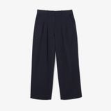 Quần Dài Lacoste Nữ Ống Loe Chất Liệu Gabardine Co Giãn