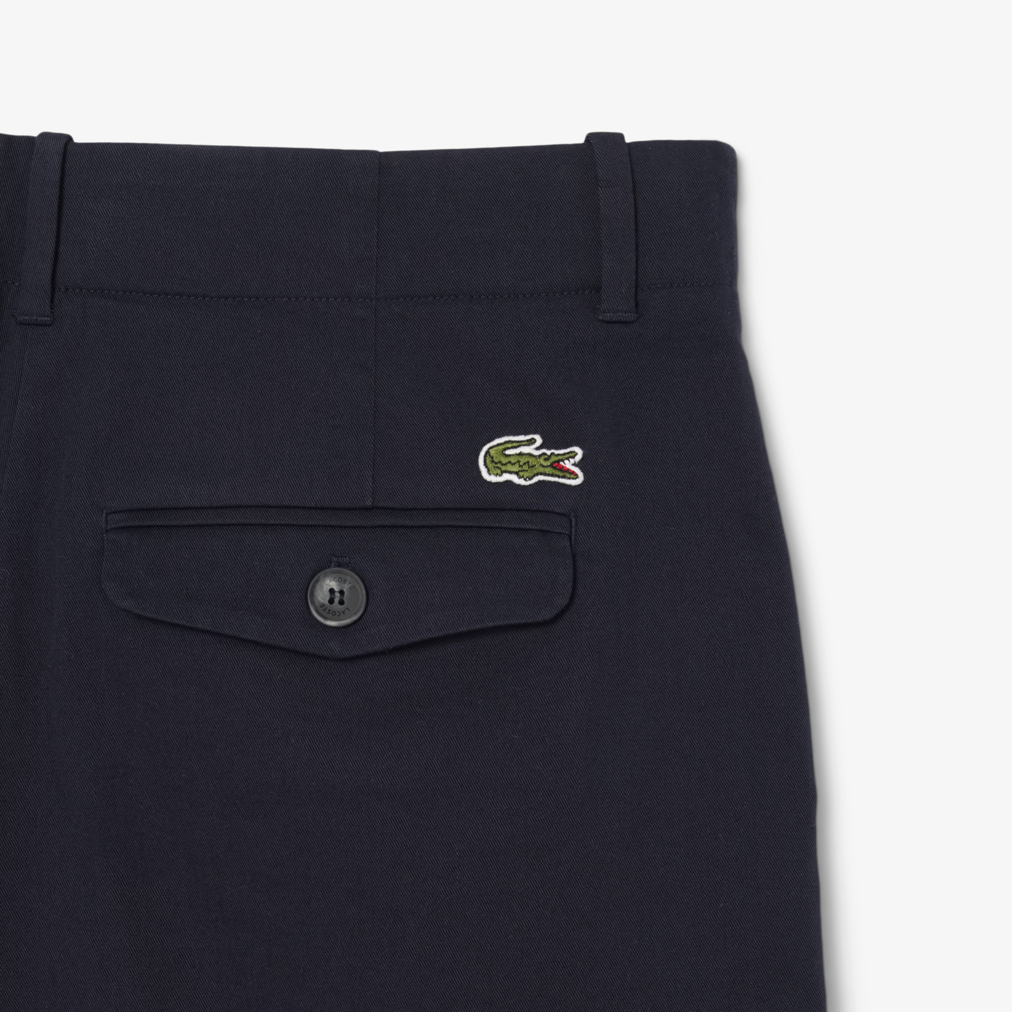 Quần Dài Lacoste Nữ Ống Loe Chất Liệu Gabardine Co Giãn