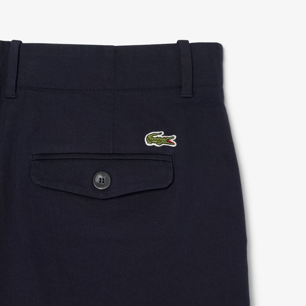 Quần Dài Lacoste Nữ Ống Loe Chất Liệu Gabardine Co Giãn
