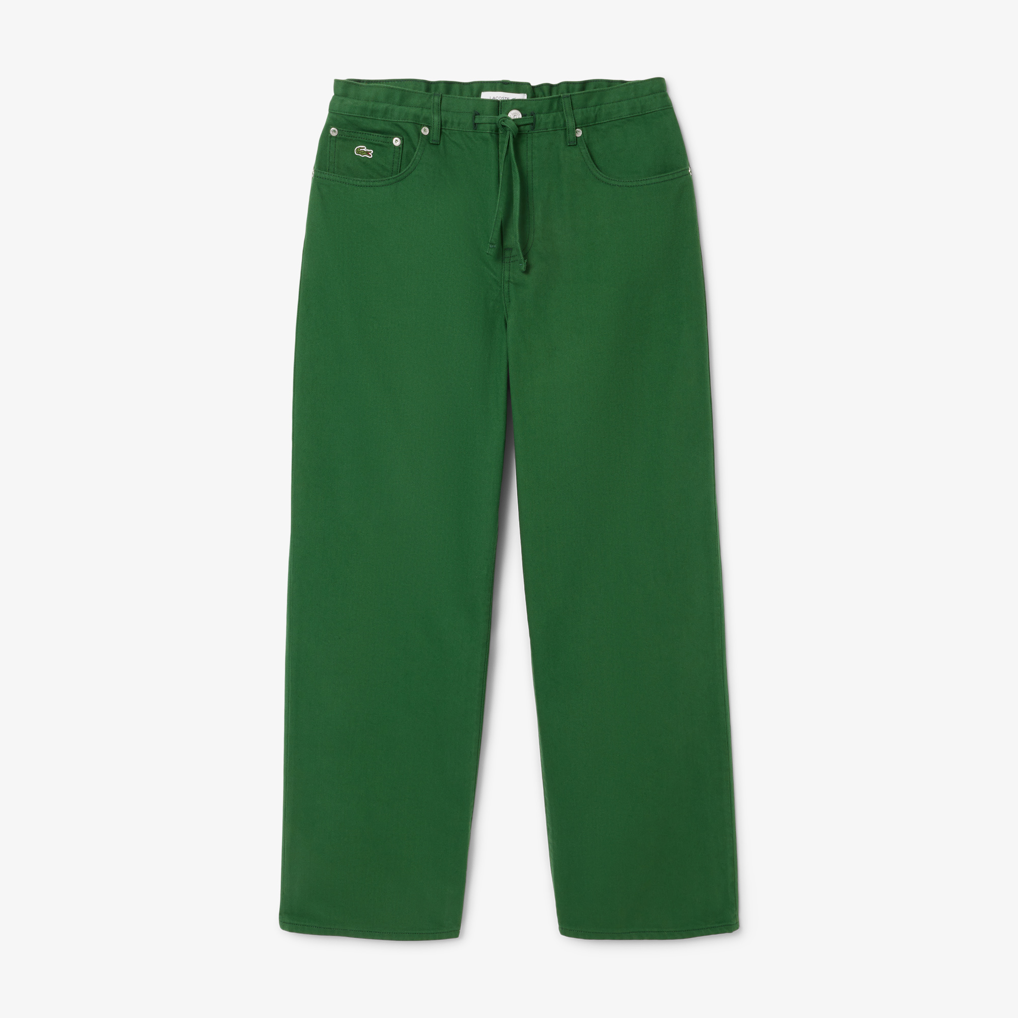 Quần Jeans Dài Lacoste Nữ Ống Rộng