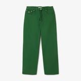 Quần Jeans Dài Lacoste Nữ Ống Rộng