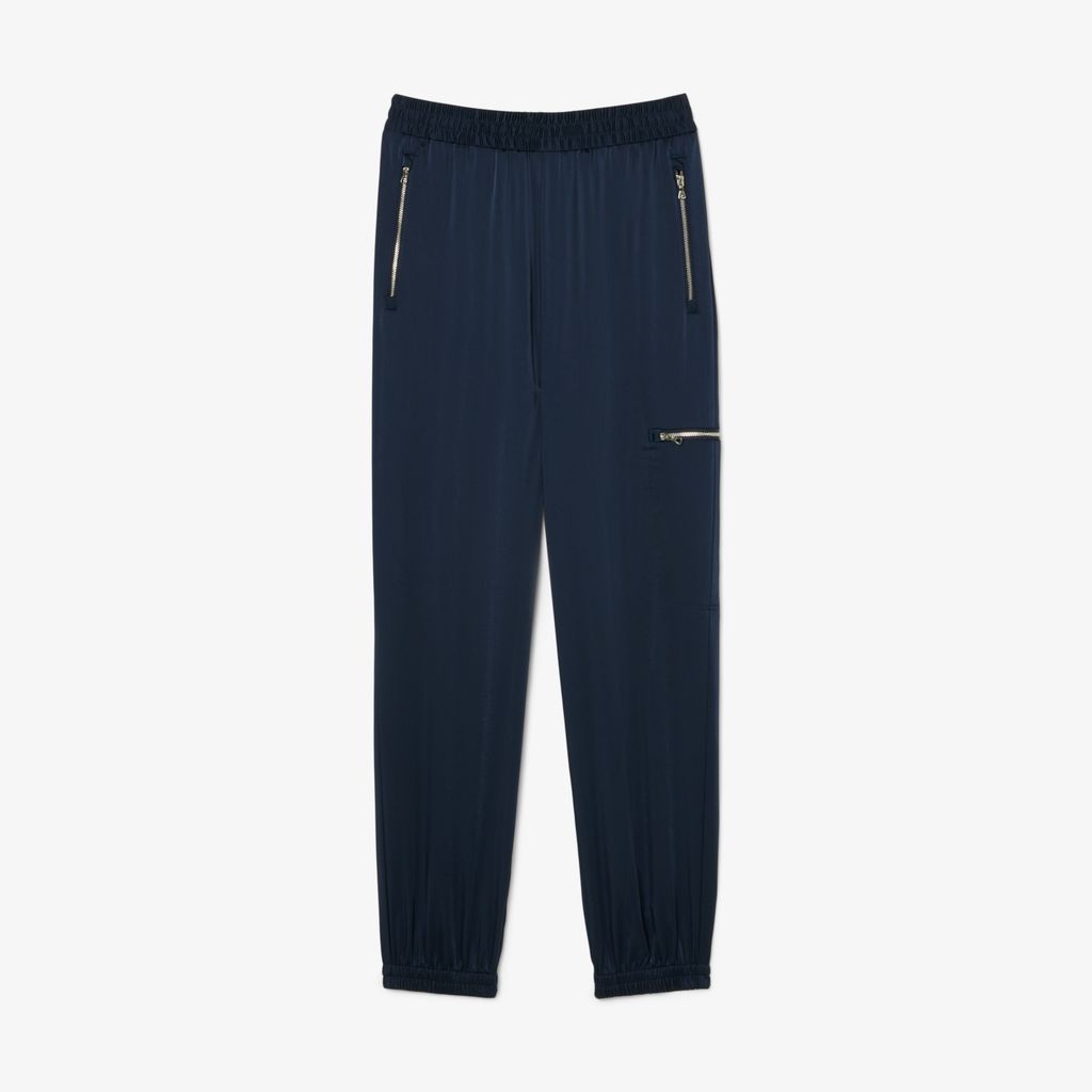Quần Nỉ Bo Gấu Lacoste Nữ Dáng Rộng Chất Liệu Mềm Mại