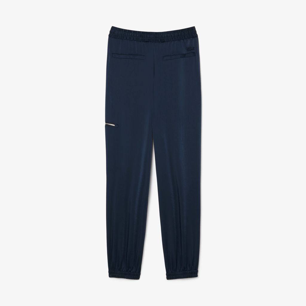 Quần Nỉ Bo Gấu Lacoste Nữ Dáng Rộng Chất Liệu Mềm Mại
