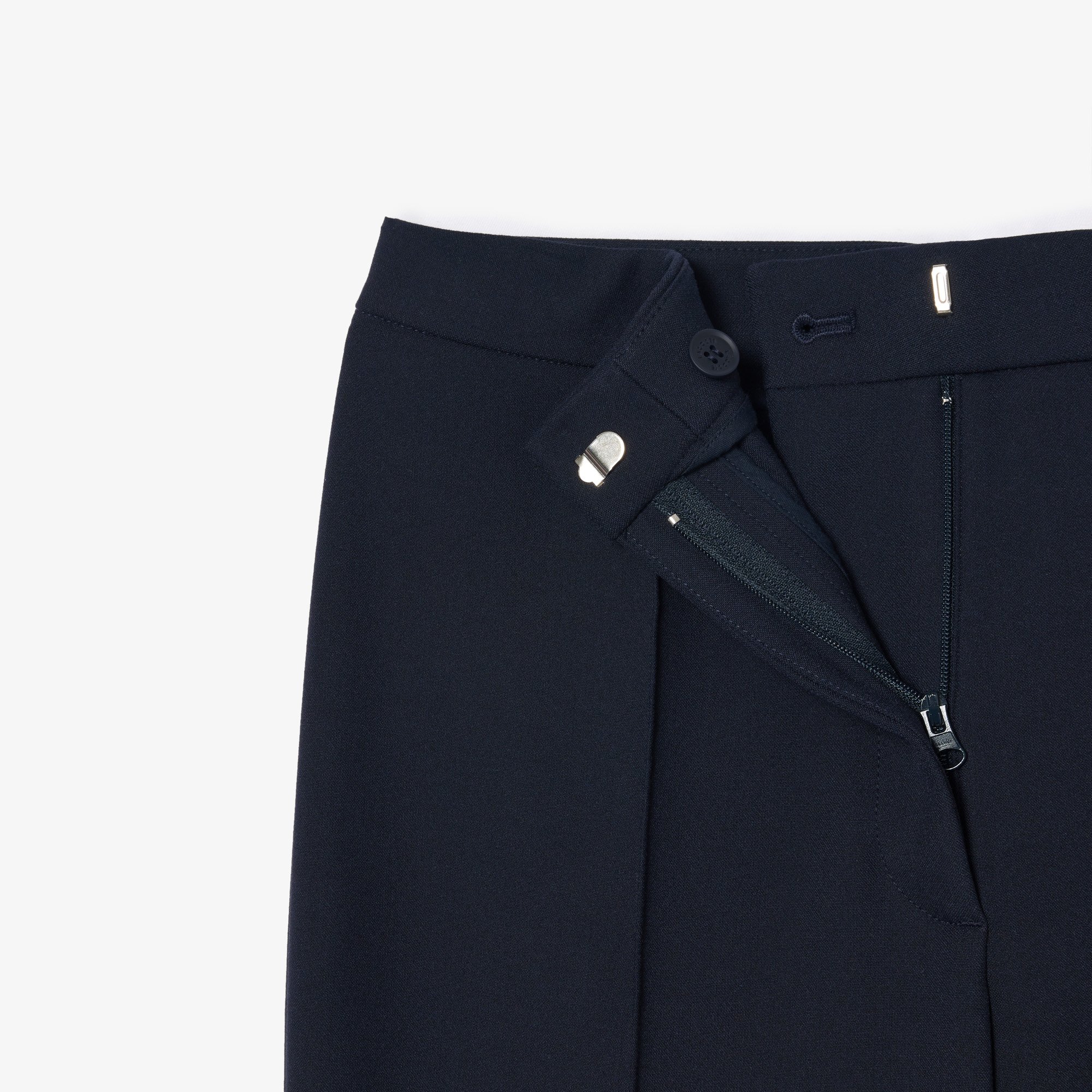 Quần Dài Lacoste Nữ Ống Loe Cạp Cao