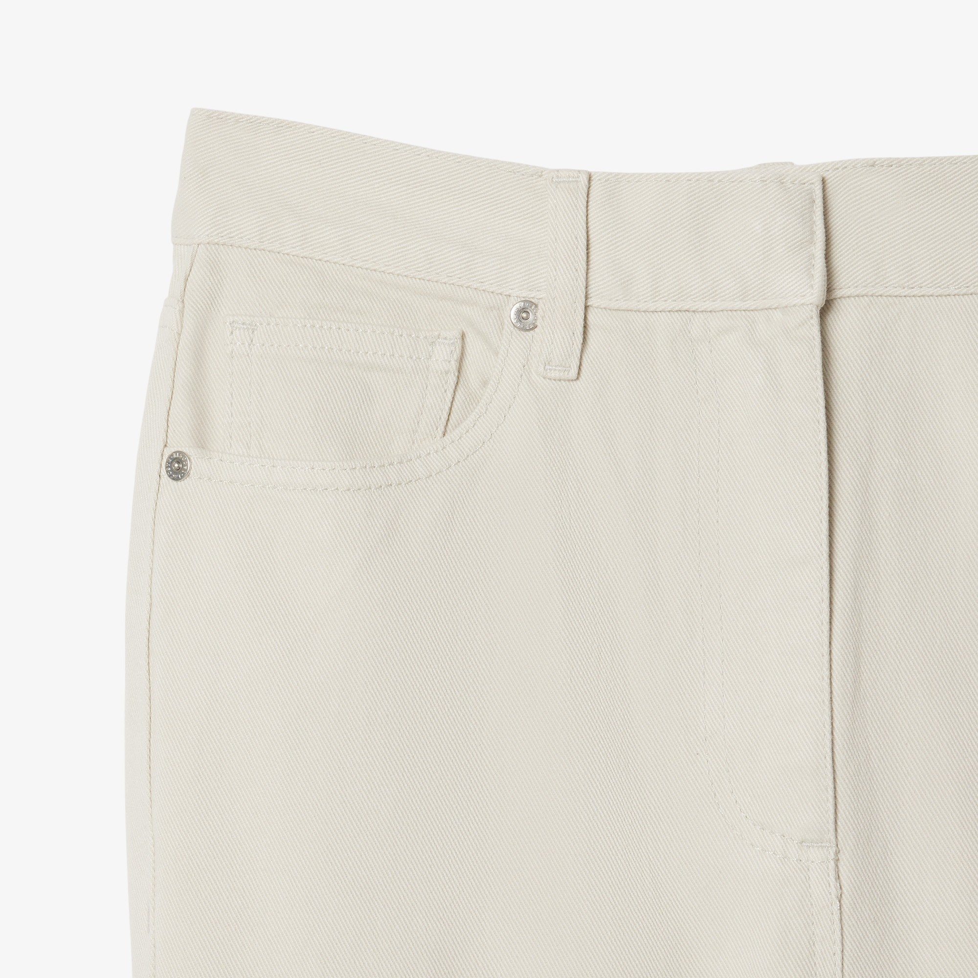 Quần Dài Lacoste Nữ Ống Rộng Cạp Cao